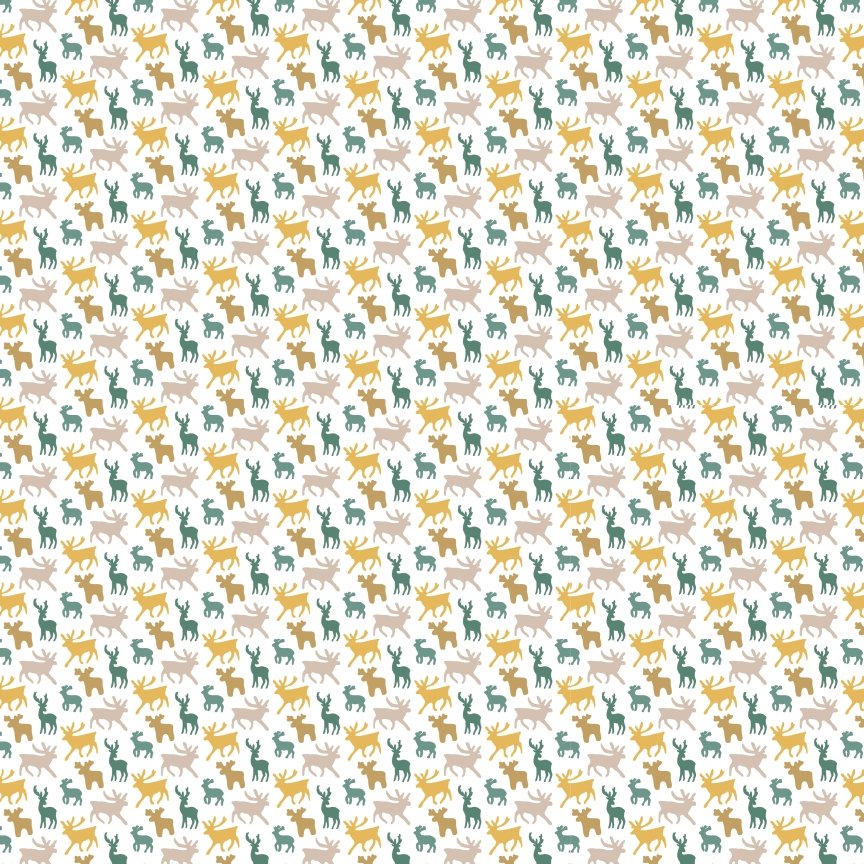 Baby Reindeer Pattern Acrylic Sheet - CMB Pattern Acrylic